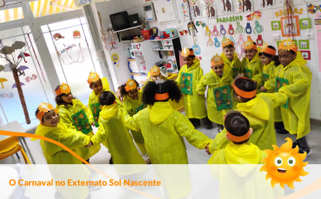 O Carnaval no Externato Sol Nascente.Externato Sol Nascente